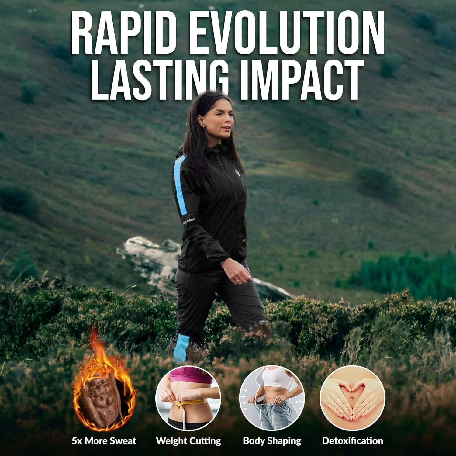 RDX H1 TRAJE DE SAUNA PARA ADELGAZAR Para Mujeres - Image 12