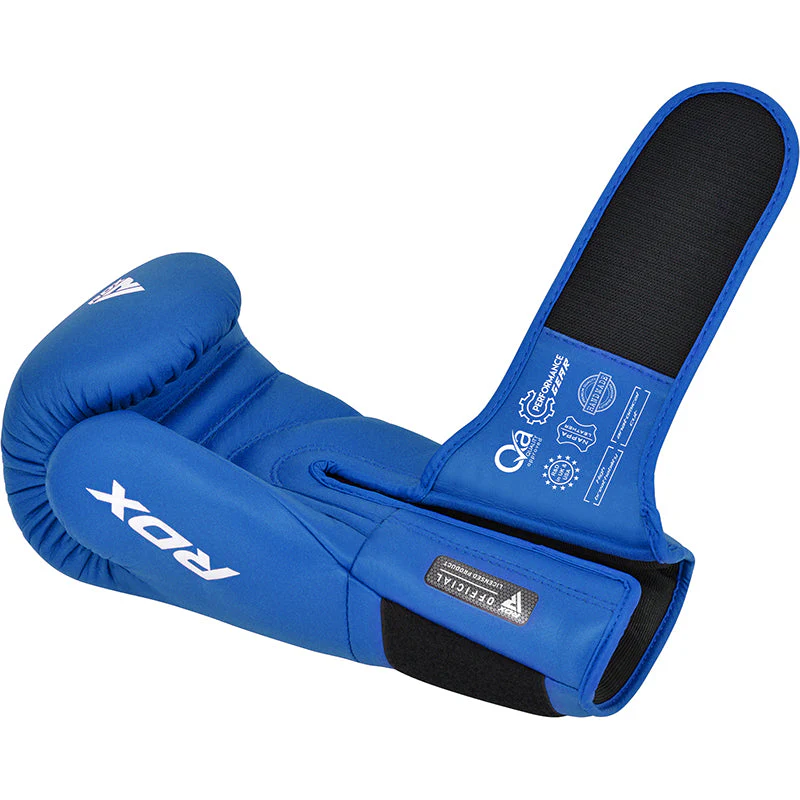 RDX IBA Guantes de boxeo para competiciones de aficionados Azul - Image 4