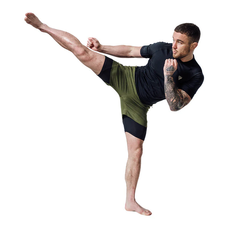 Pantalón corto de compresión para MMA T16 2 en 1  - Image 9