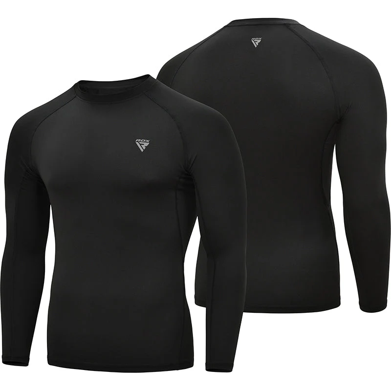 Rdx T15 Rash Guard Negro De Manga Larga   - Image 3