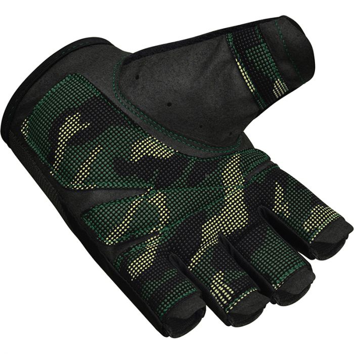 RDX T2 GUANTES DE GIMNASIO DE MEDIO DEDO PARA HALTEROFILIA - Image 22