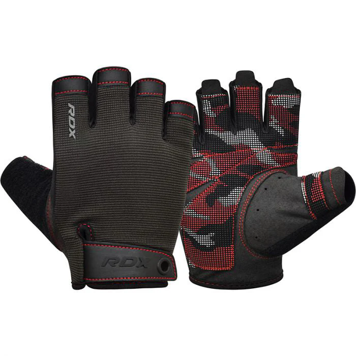 RDX T2 GUANTES DE GIMNASIO DE MEDIO DEDO PARA HALTEROFILIA - Image 29