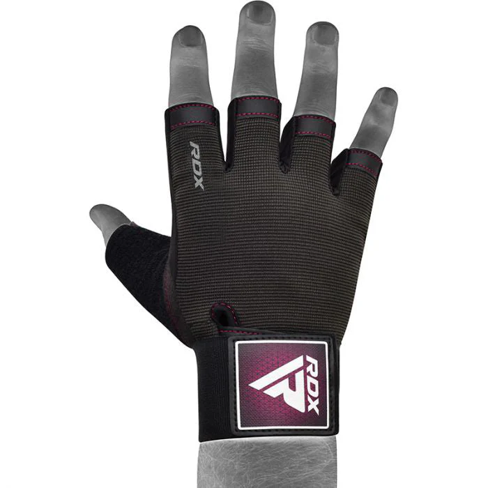 RDX T2 GUANTES DE GIMNASIO DE MEDIO DEDO PARA HALTEROFILIA - Image 5