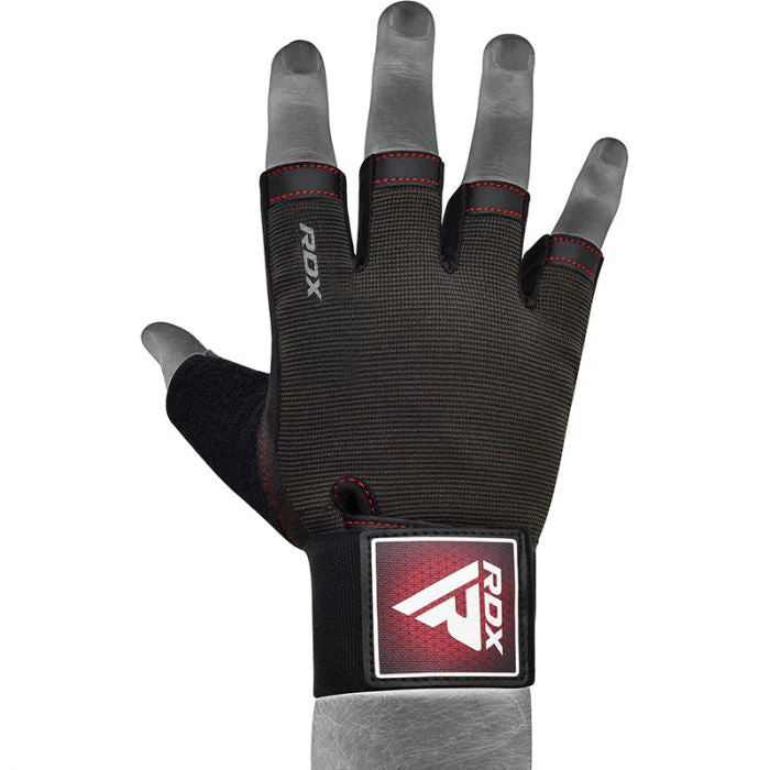 RDX T2 GUANTES DE GIMNASIO DE MEDIO DEDO PARA HALTEROFILIA - Image 6