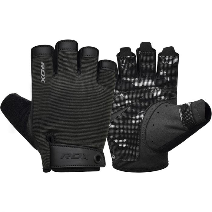 RDX T2 GUANTES DE GIMNASIO DE MEDIO DEDO PARA HALTEROFILIA - Image 9
