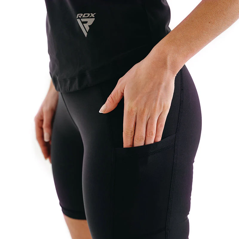 RDX W1 Pantalones cortos de chÃ¡ndal para mujer - Image 11