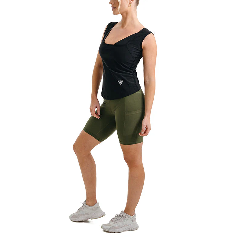 RDX W1 Pantalones cortos de chÃ¡ndal para mujer - Image 18